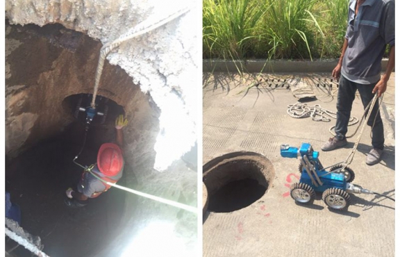 管網(wǎng)檢測(cè)機(jī)器人投入使用，以科技助力公路施工